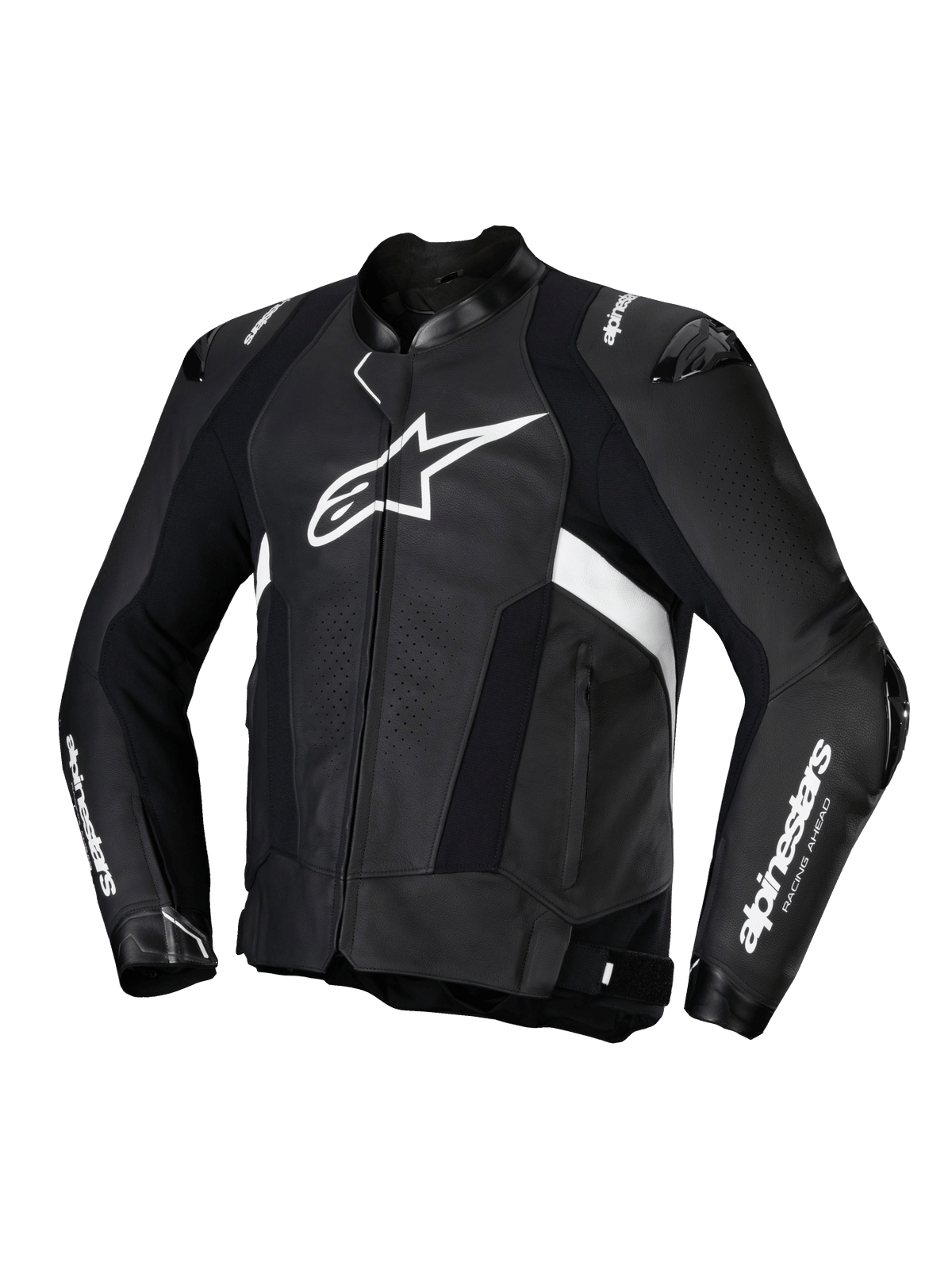 Alpinestars Missile v3 Motorjas Zwart en wit, vooraanzicht