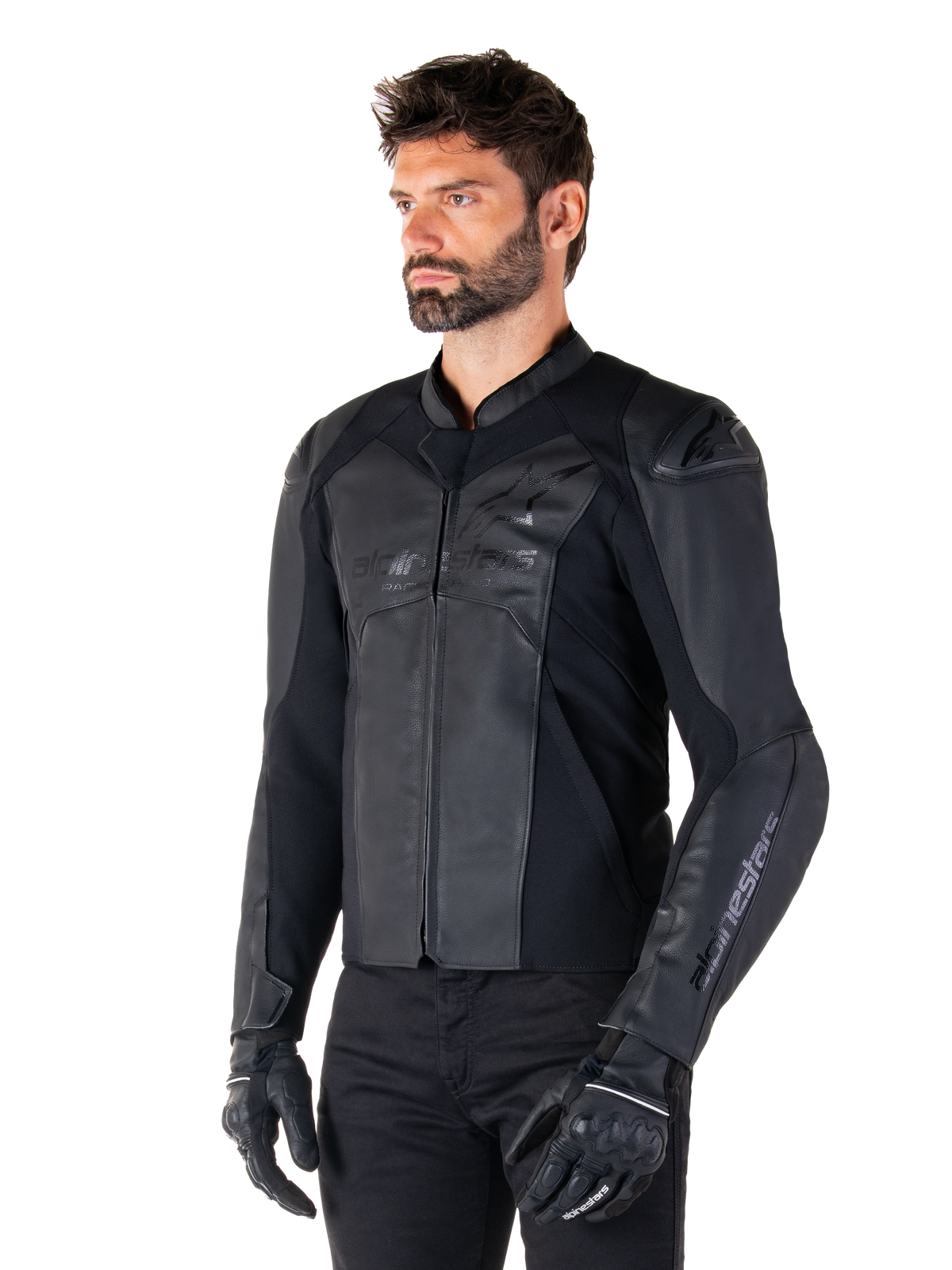 Alpinestars Faster v3 Motorjas Zwart, productfoto 4