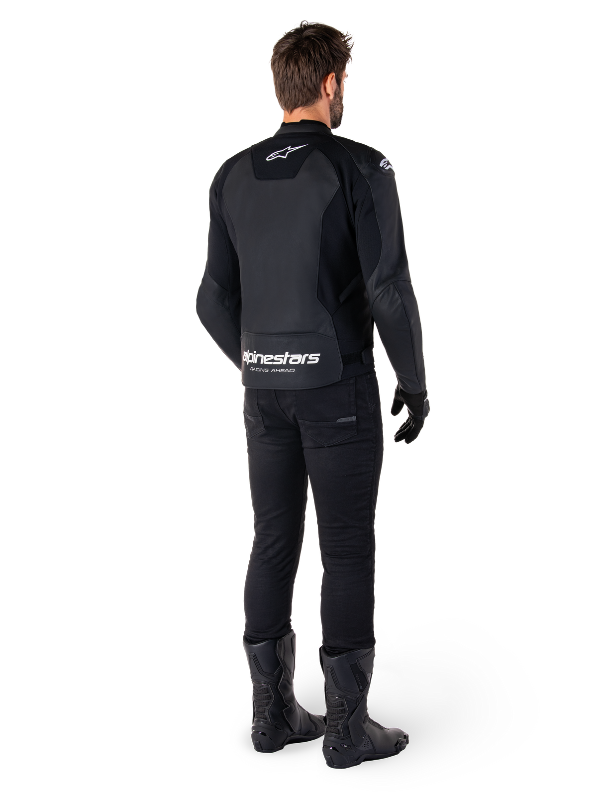 Alpinestars Faster v3 Motorjas Zwart en wit, productfoto 6