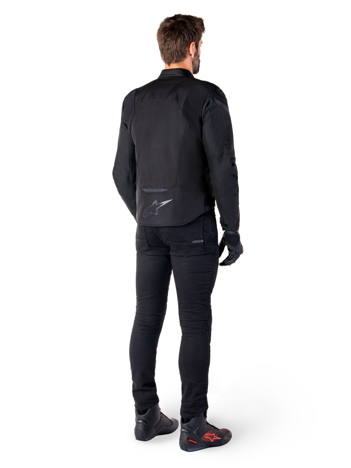 Alpinestars T-Jaws v4 Waterproof Motorjas Zwart, productfoto 6