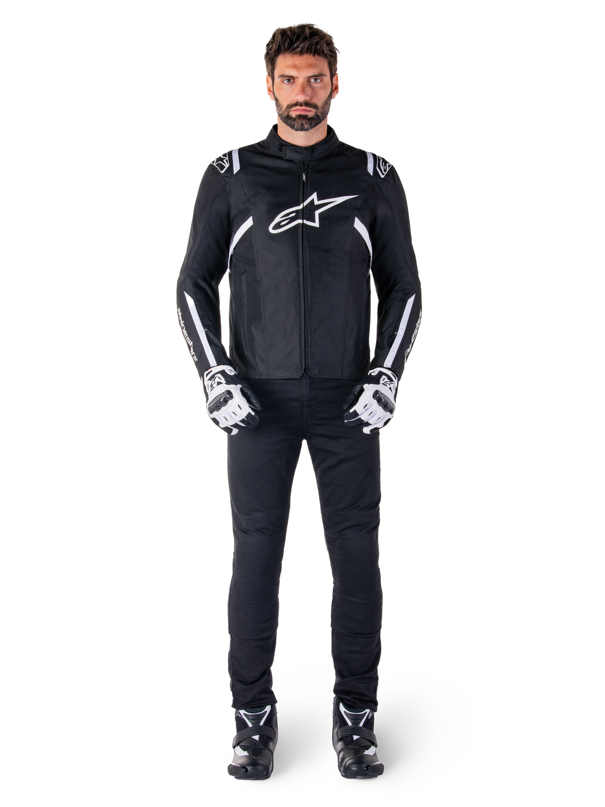 Alpinestars T-SPS v2 Waterproof Motorjas Zwart en wit, productfoto 5