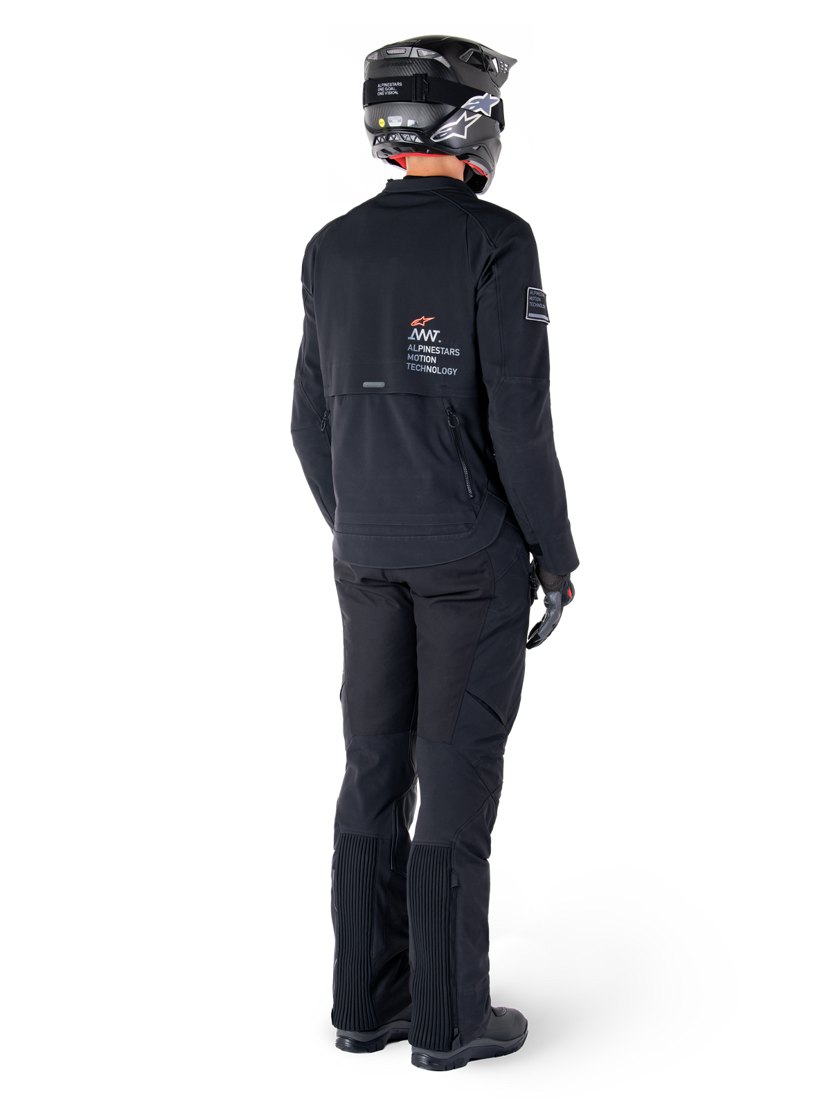 Alpinestars AMT-8 Strech Drystar XF Motorjas Zwart, productfoto 10
