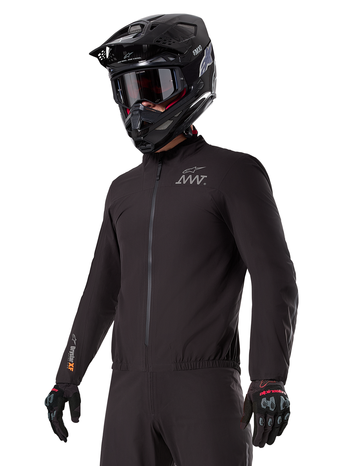 Alpinestars AMT-8 Strech Drystar XF Motorjas Zwart, productfoto 7