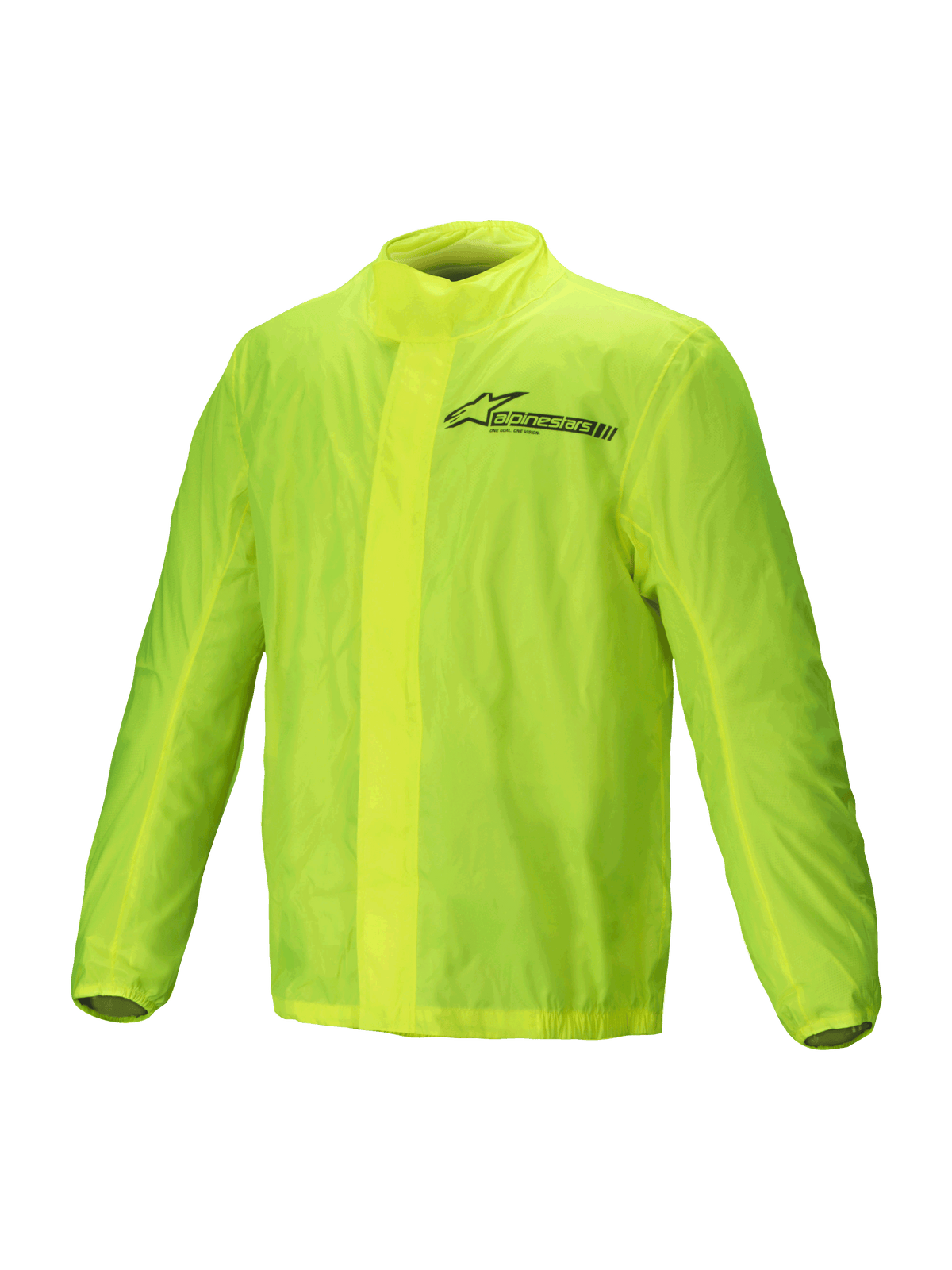 Alpinestars Hurricane Rain v2 Regenjas Fluogeel, vooraanzicht