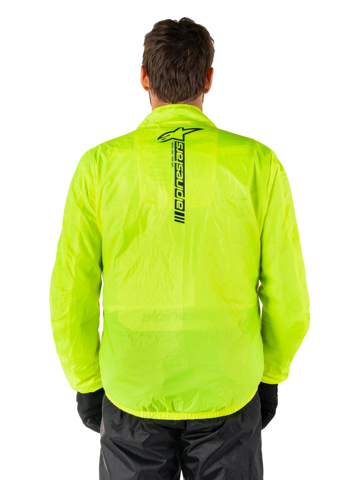 Alpinestars Hurricane Rain v2 Regenjas Fluogeel, productfoto 4