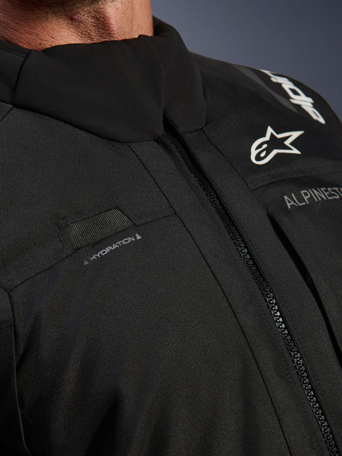 Alpinestars Andes v4 Drystar Motorjas Zwart, detail