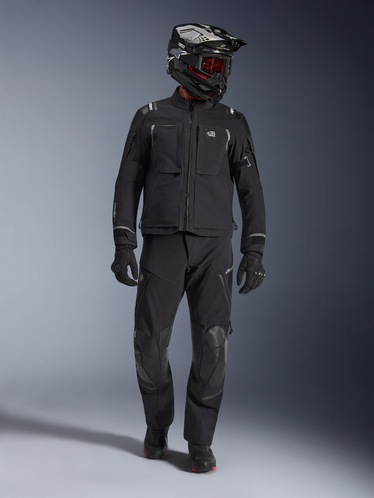 Alpinestars Andes Pro Drystar XF Motorjas Zwart, productfoto 5