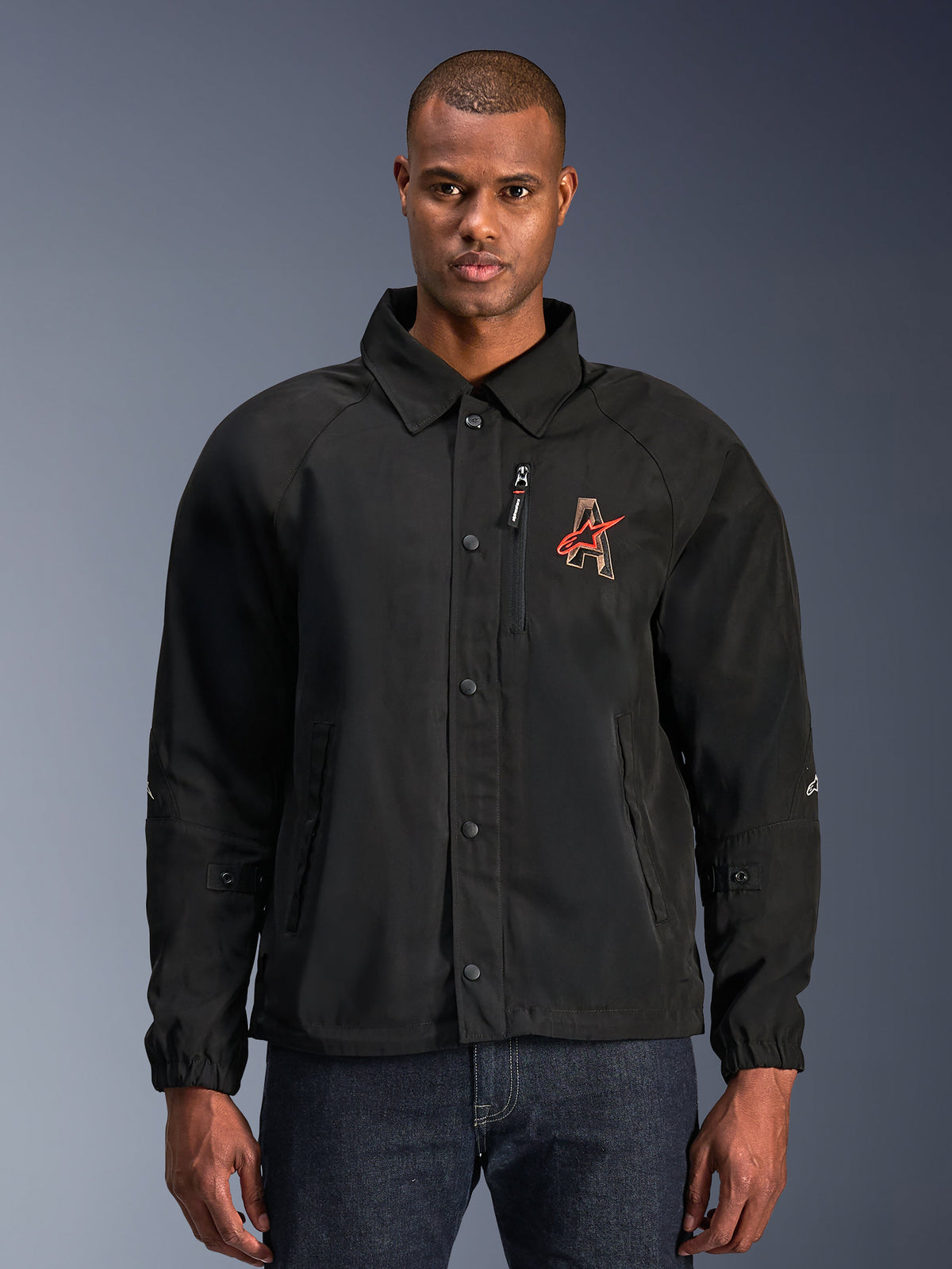 Alpinestars Revved WR Motorjas Zwart, productfoto 1