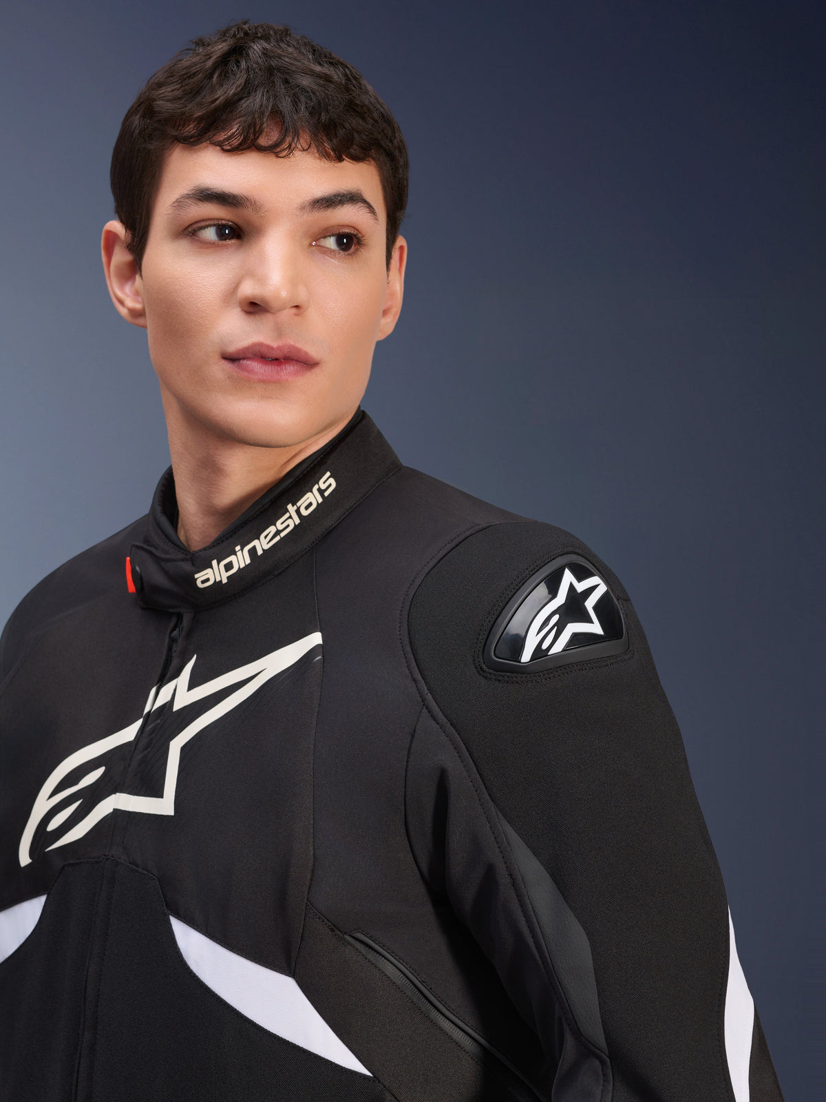 Alpinestars T-GP R v3 Drystar Motorjas Zwart en wit, productfoto 5
