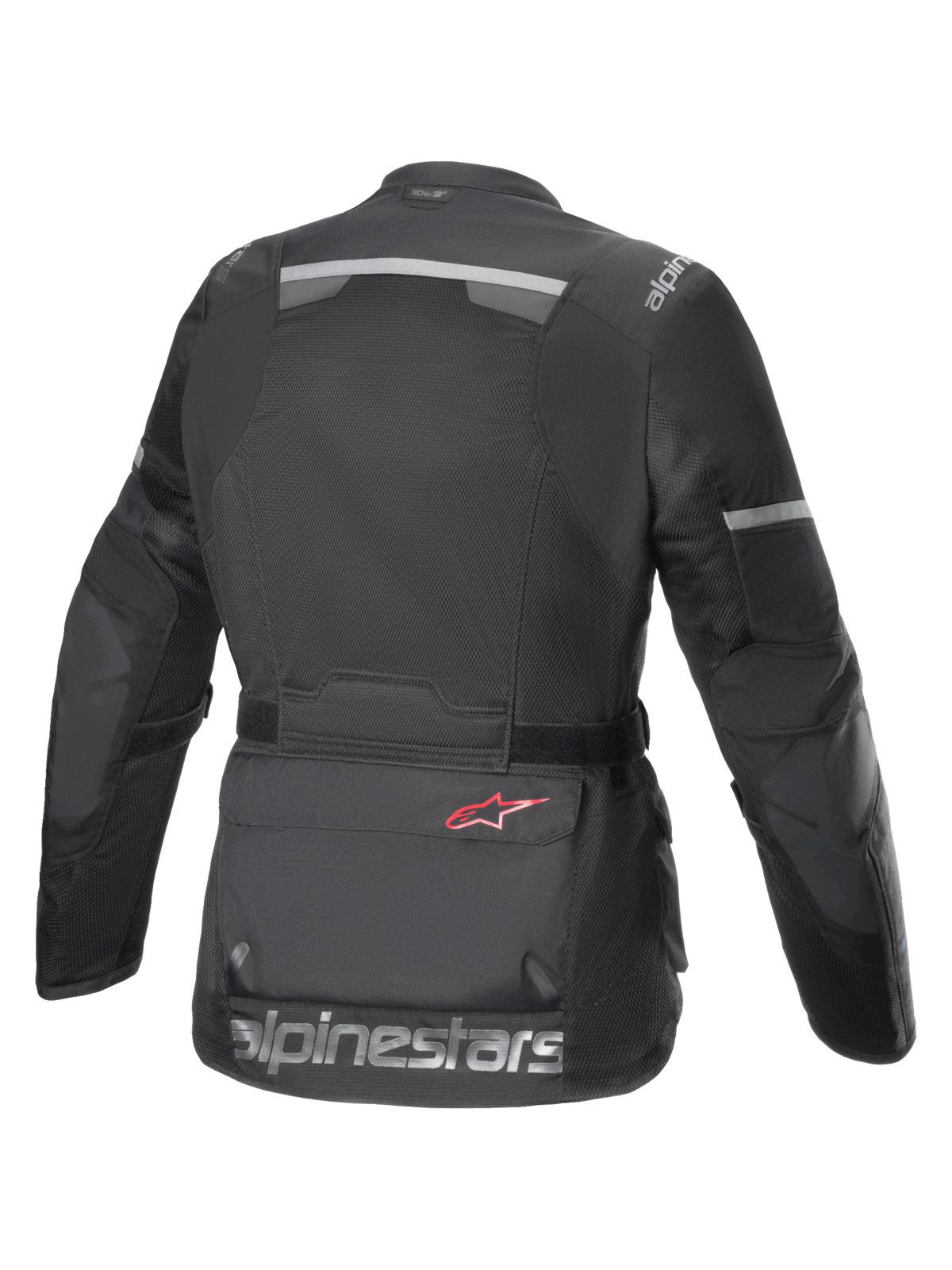 Alpinestars Andes Drystar Air Motorjas Zwart, achteraanzicht