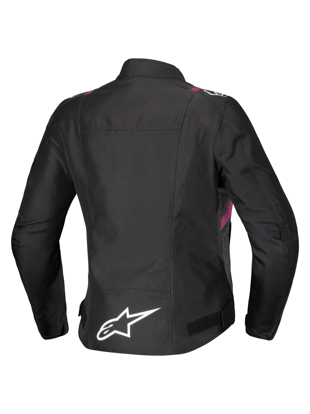 Alpinestars T-SPS v2 Waterproof Motorjas Dames Zwart, wit en roze, achteraanzicht