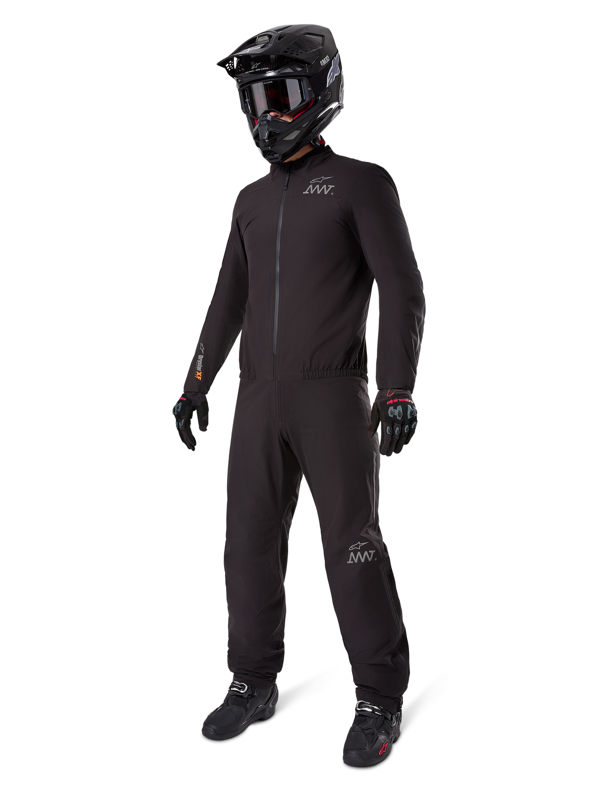 Alpinestars AMT-8 Stretch Drystar XF Motorbroek Zwart, productfoto 8