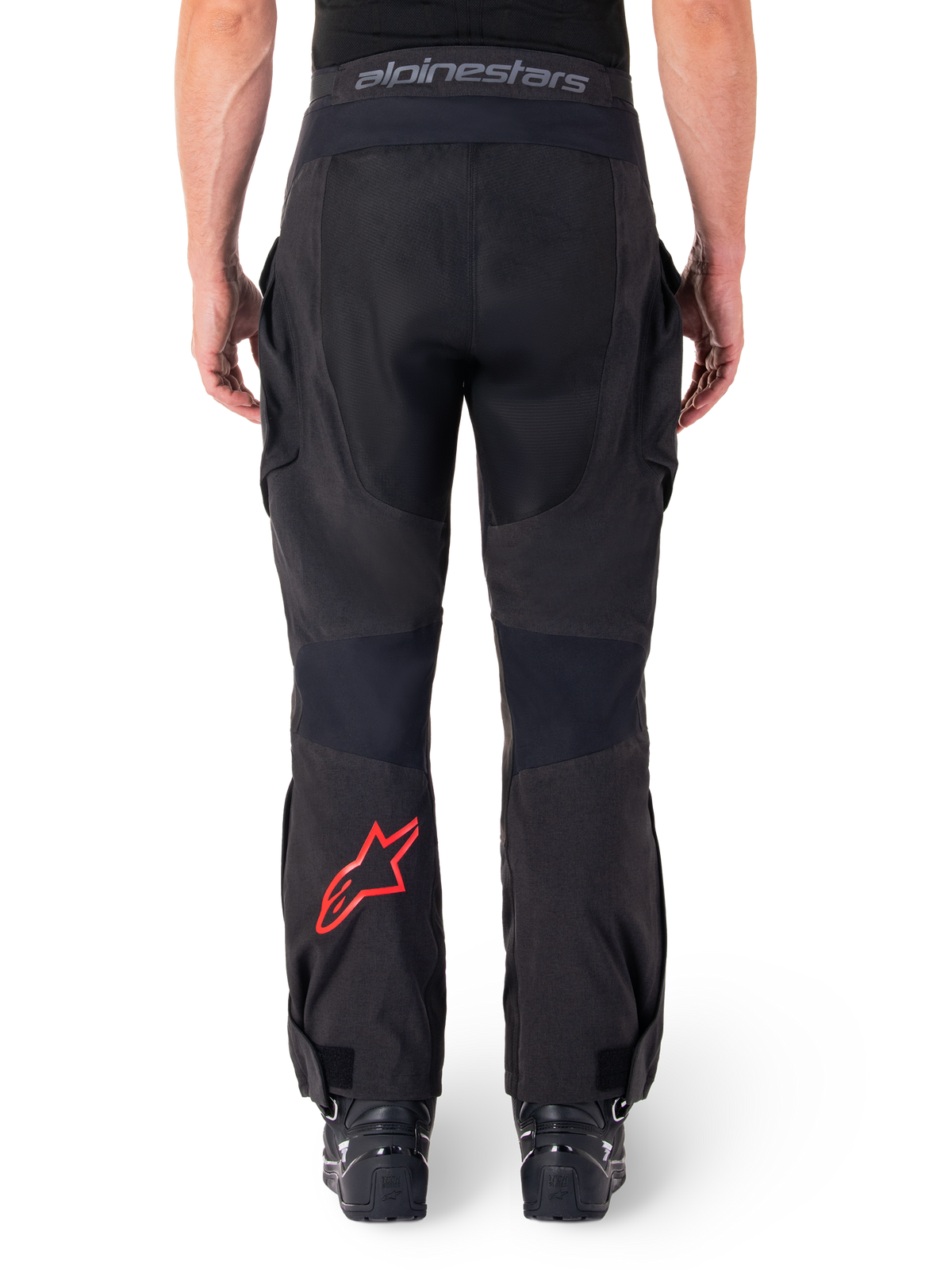 Alpinestars Hyde XT Drystar XF Motorbroek Zwart en rood, productfoto 2