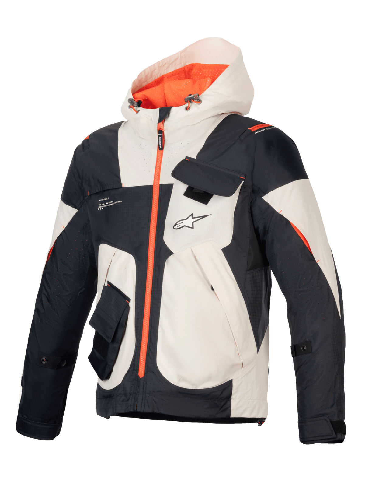 Alpinestars Mogress Air Motorjas Zwart en beige, vooraanzicht