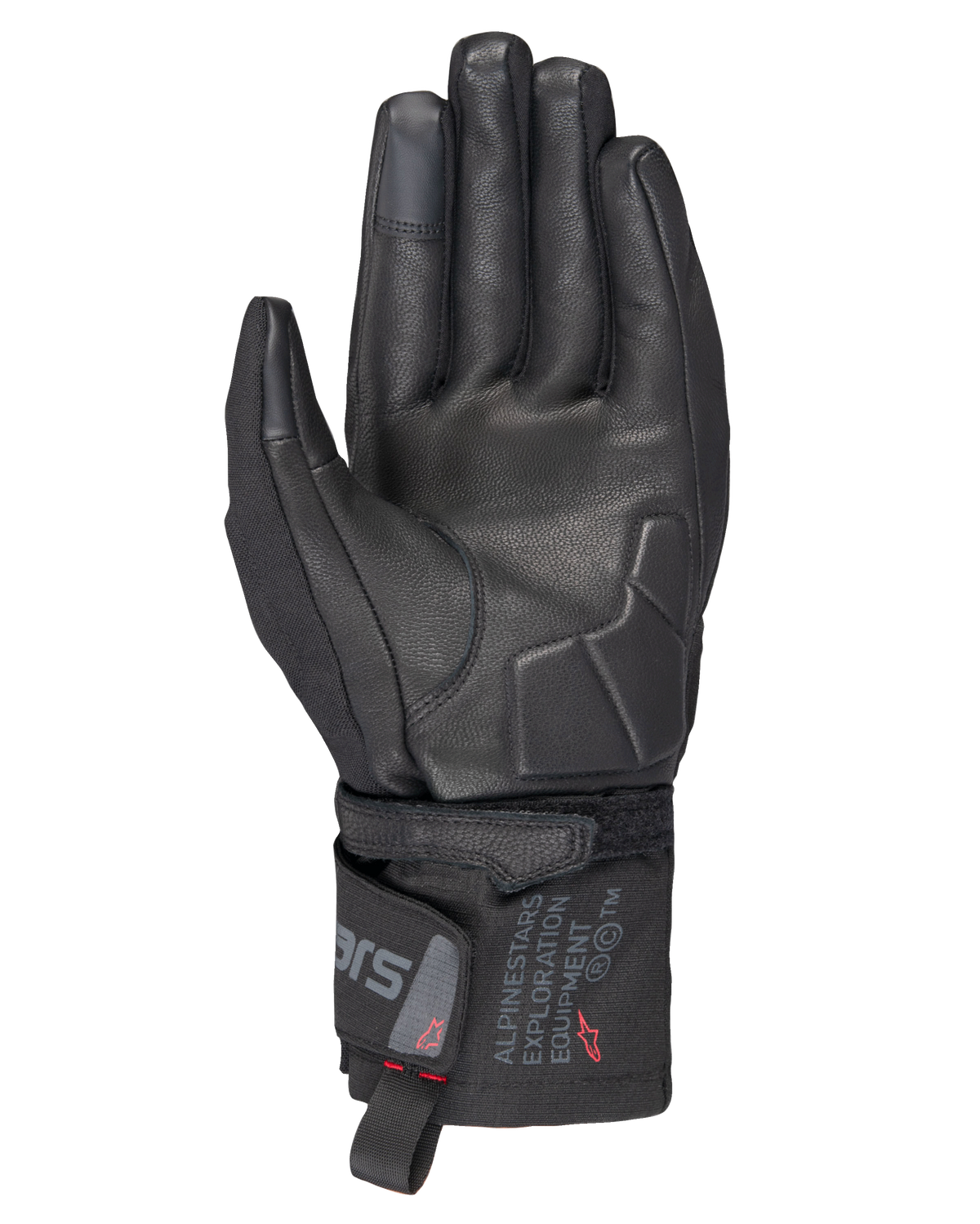 Alpinestars WT-3 Drystar Motorhandschoenen Zwart, achteraanzicht