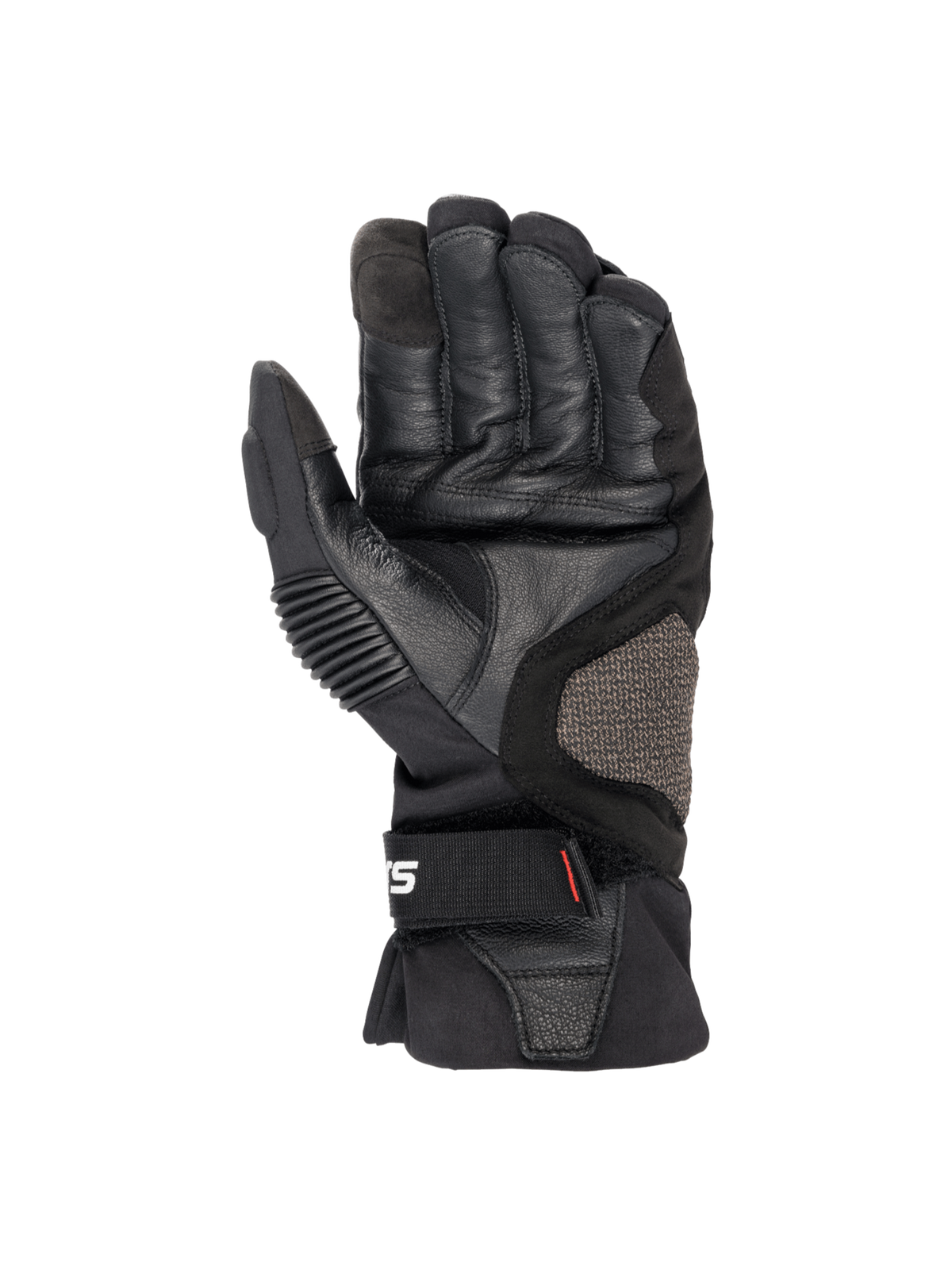 Alpinestars Boulder Gore-Tex Gore Grip Motorhandschoenen Zwart, achteraanzicht