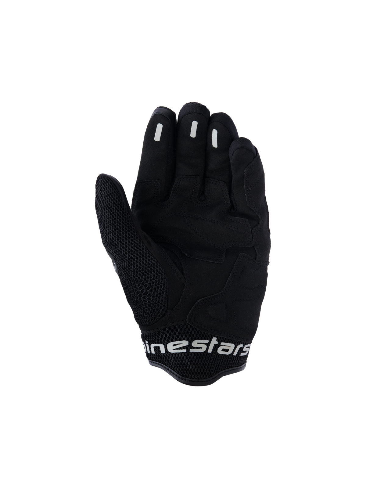 Alpinestars Mogress Airflow Motorhandschoenen Grijs en zwart, achteraanzicht