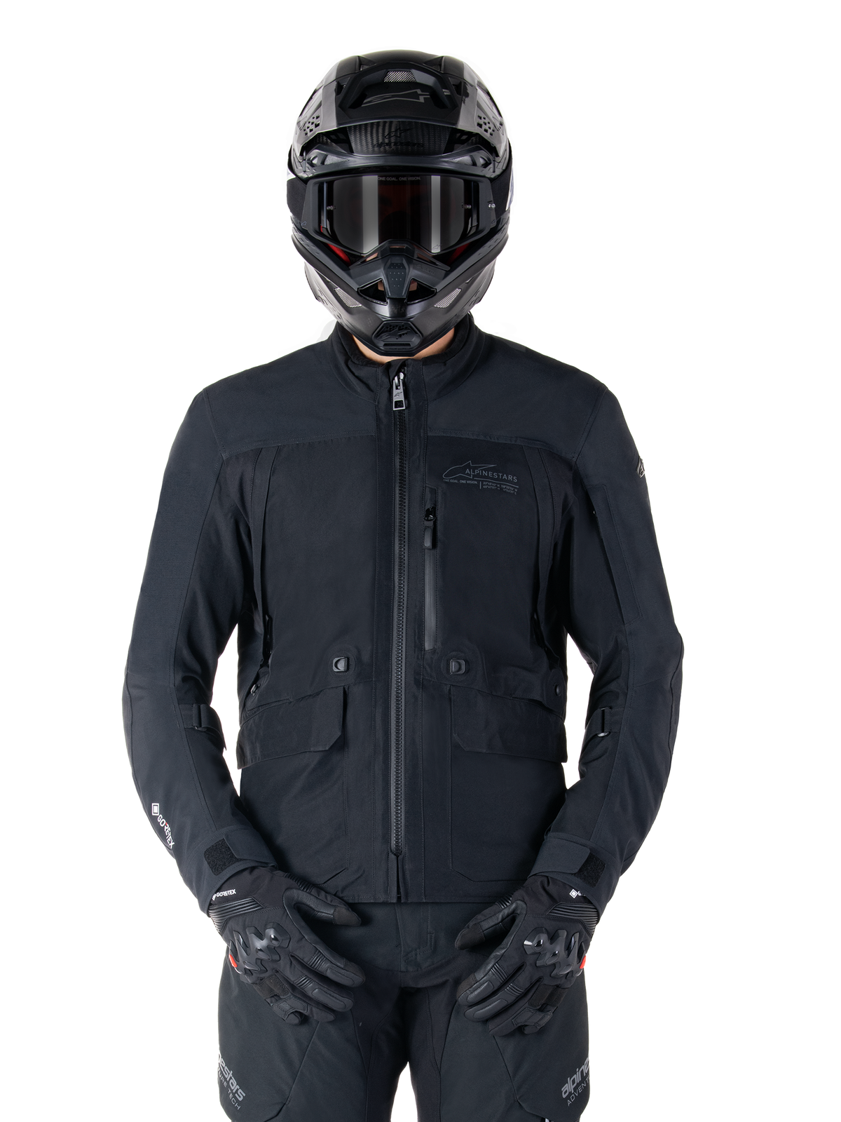 Alpinestars ST-7 Prime Gore-Tex Motorjas Zwart, productfoto 1