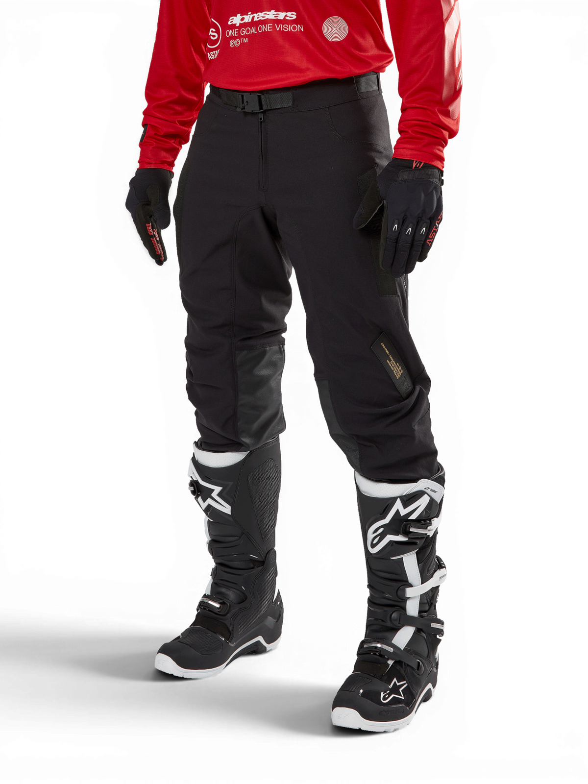 Alpinestars Techdura Crossbroek Zwart, productfoto 2
