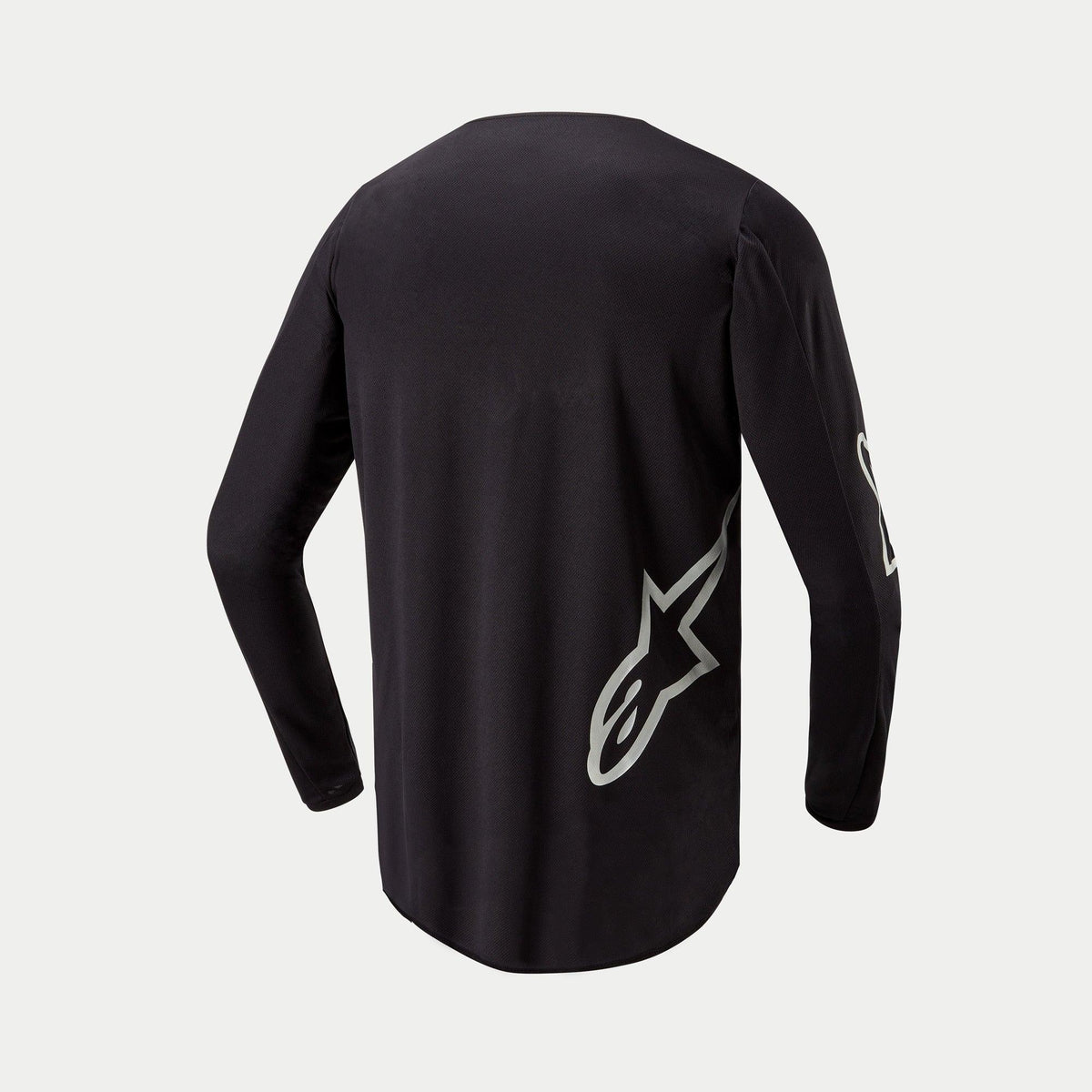 Alpinestars Fluid Graphite Crossshirt Zwart en zilver, productfoto 4