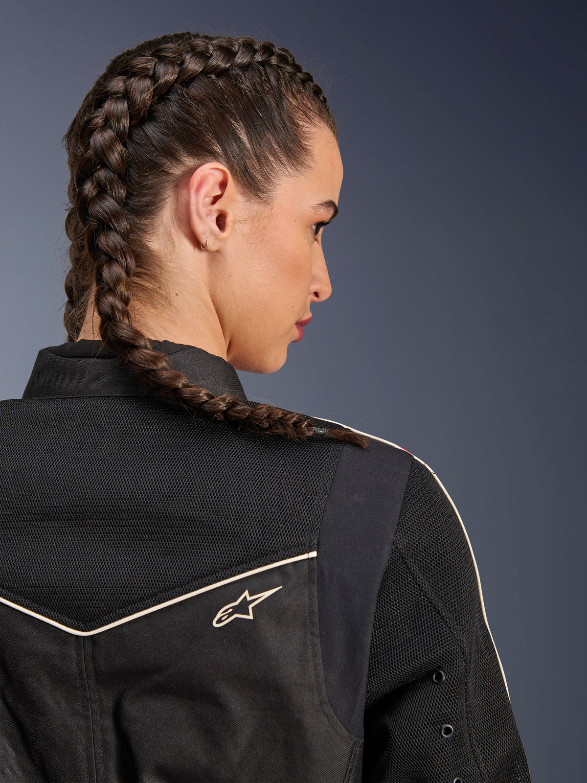 Alpinestars T-Dyno Air Motorjas Dames Zwart en rood, productfoto 7