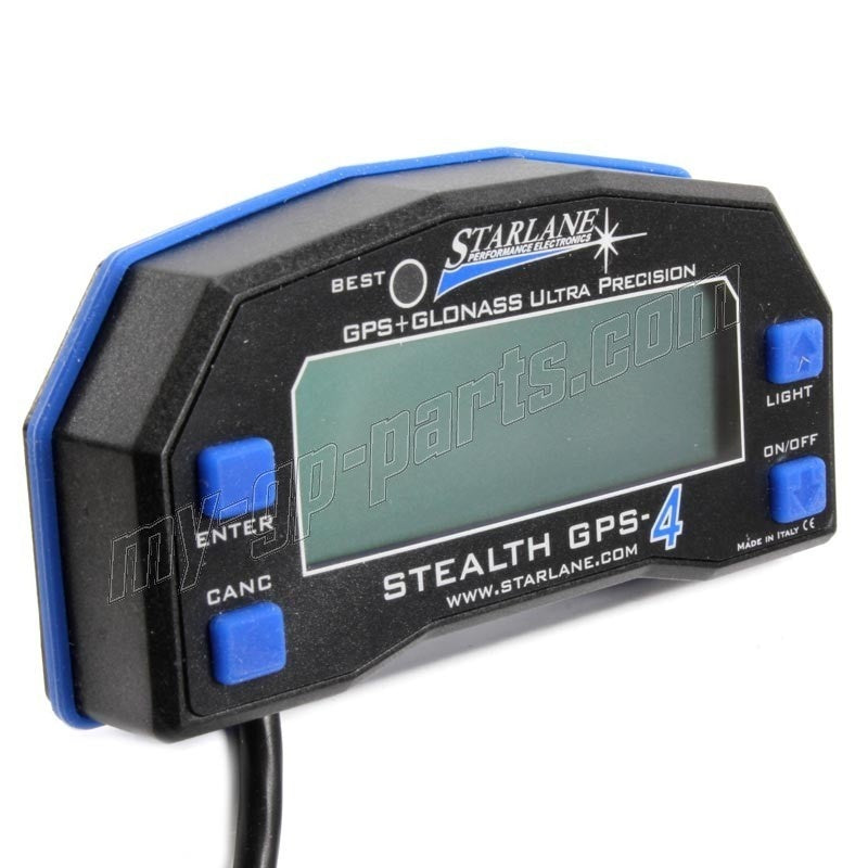 Stealth 4 GPS Lite Snelheids rondetijd meter