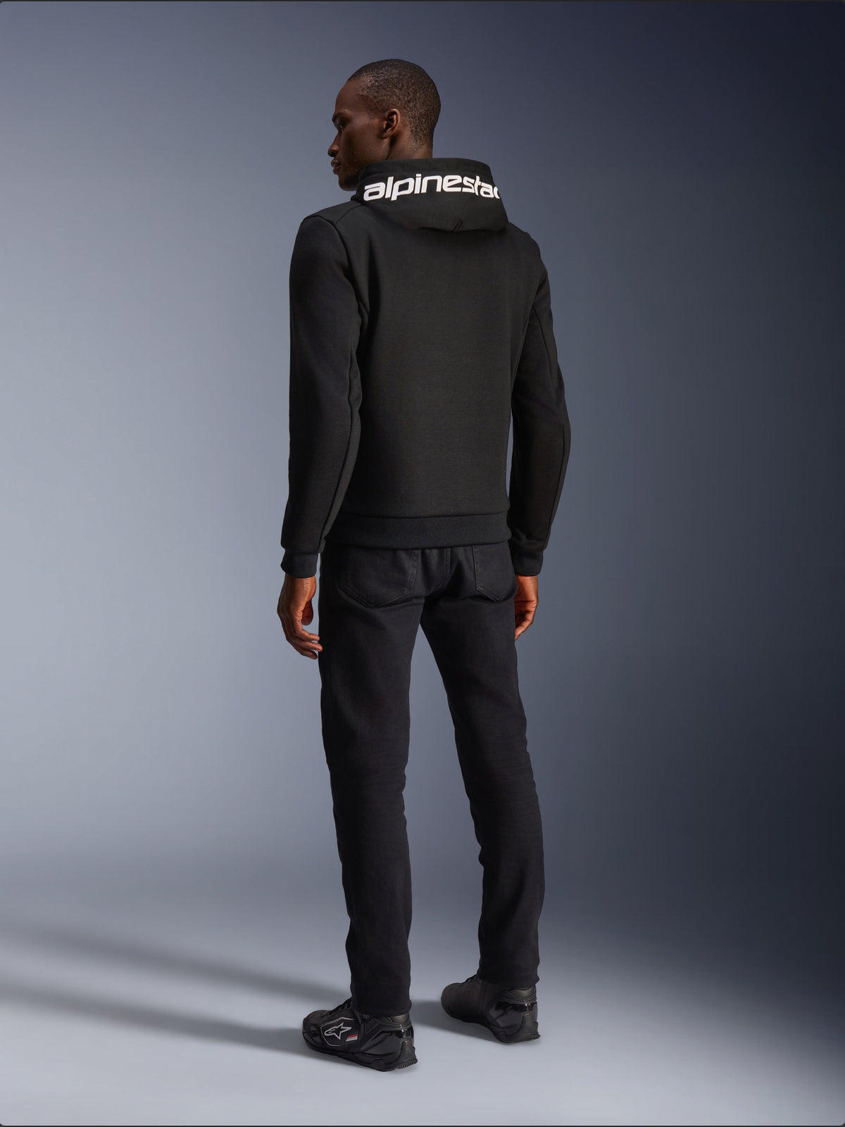 Alpinestars Chrome v2 Motorjas Zwart en wit, productfoto 5