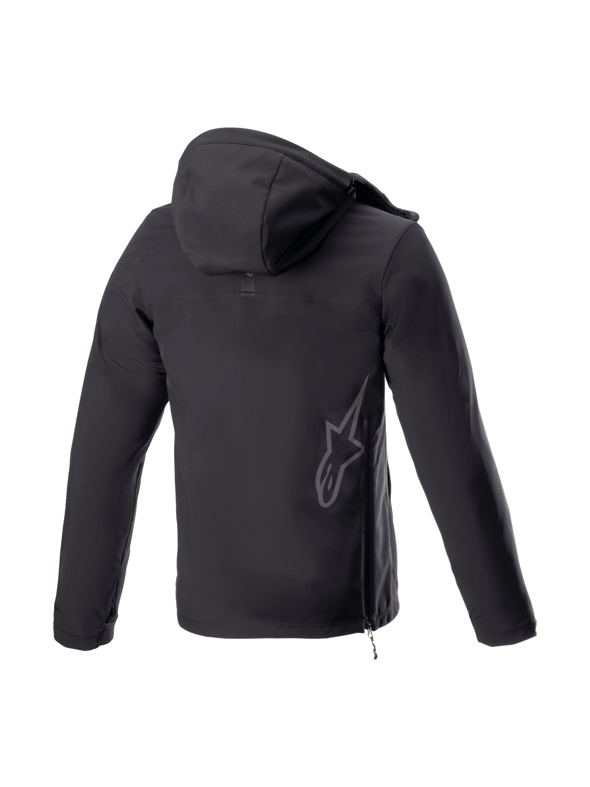Alpinestars Sherpa Hoodie Zwart, achteraanzicht
