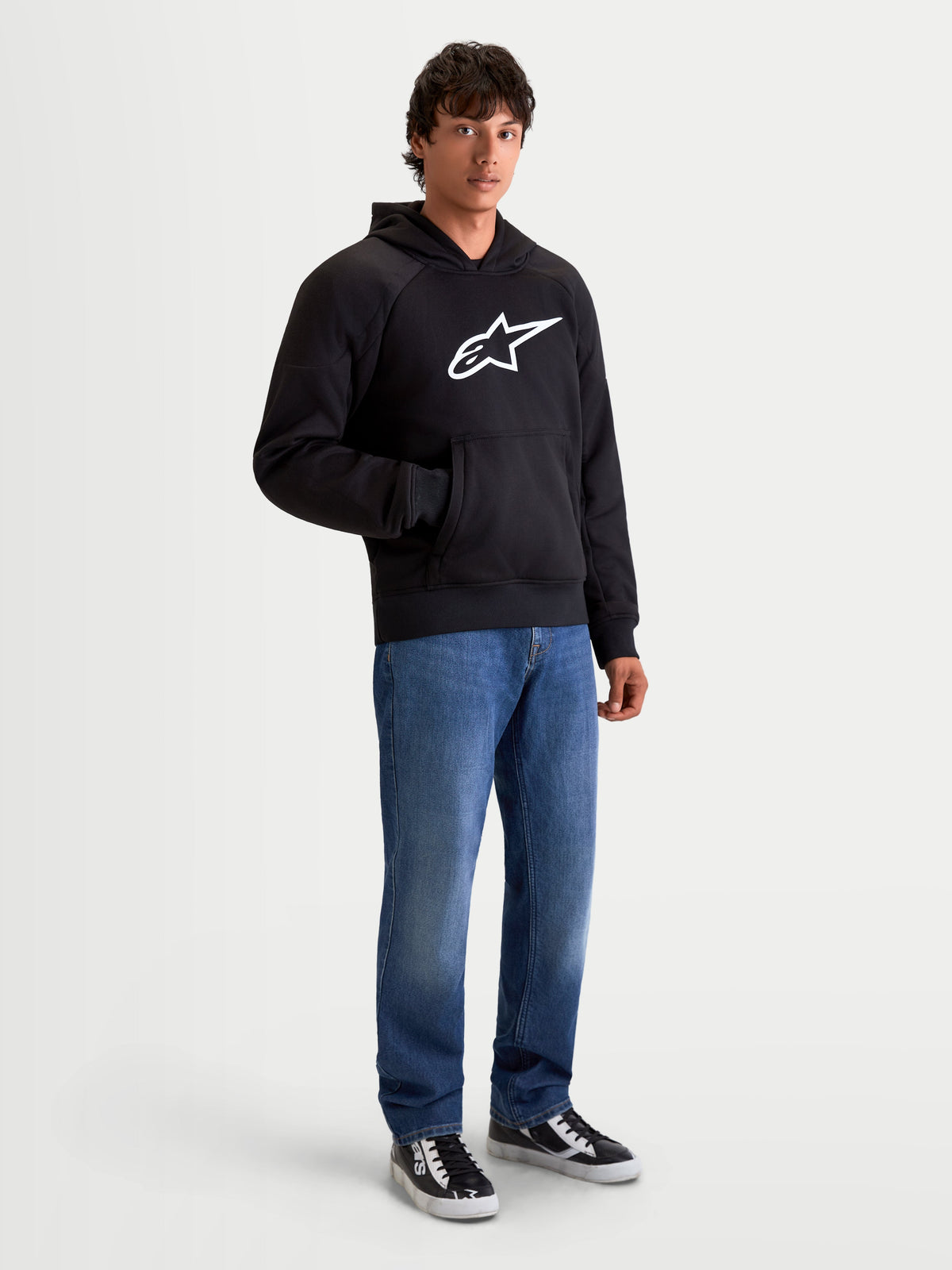 Alpinestars Angless Hoodie Zwart, productfoto 3