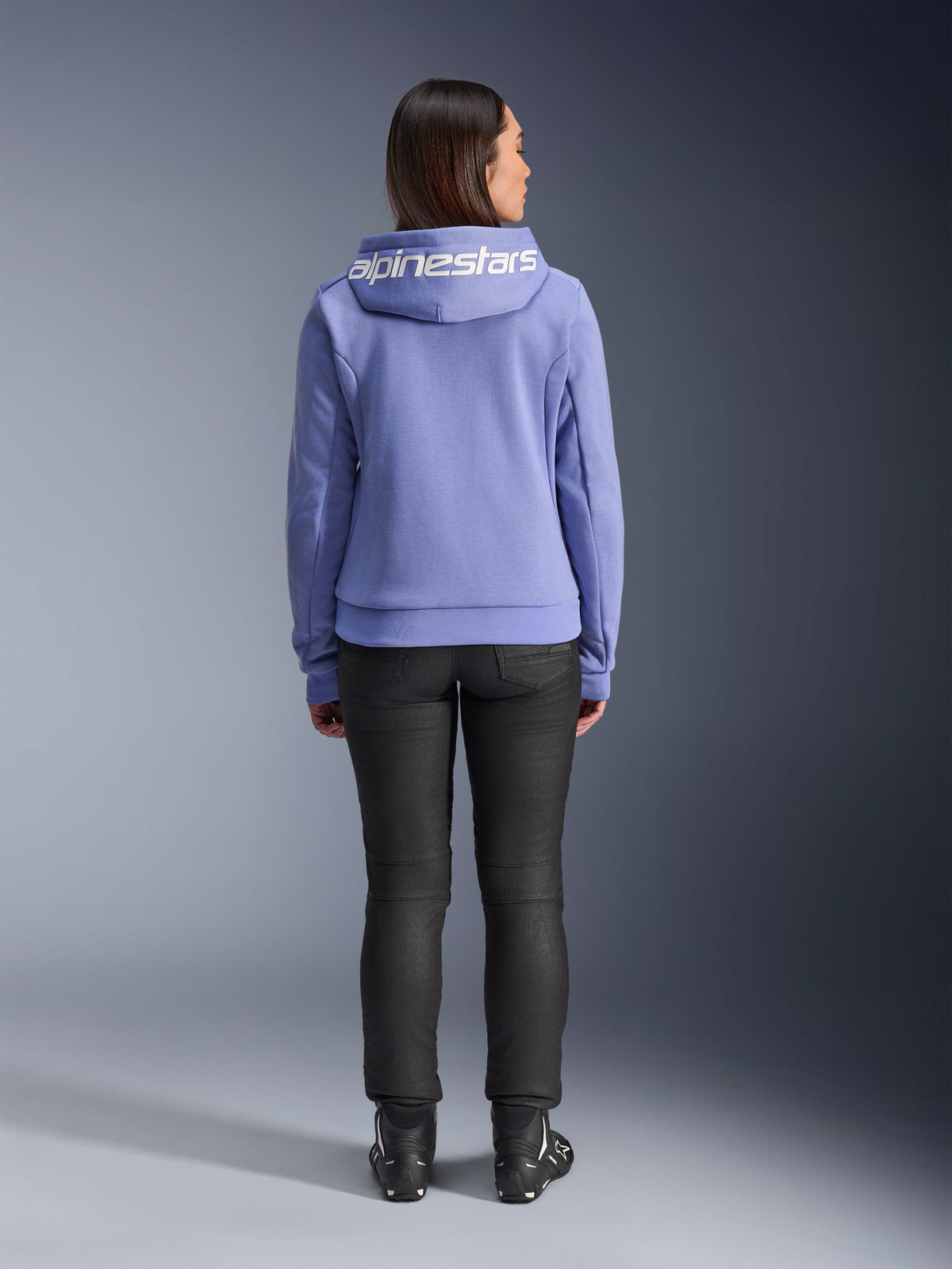 Alpinestars Chrome v2 Hoodie Dames Blauw en paars, productfoto 3