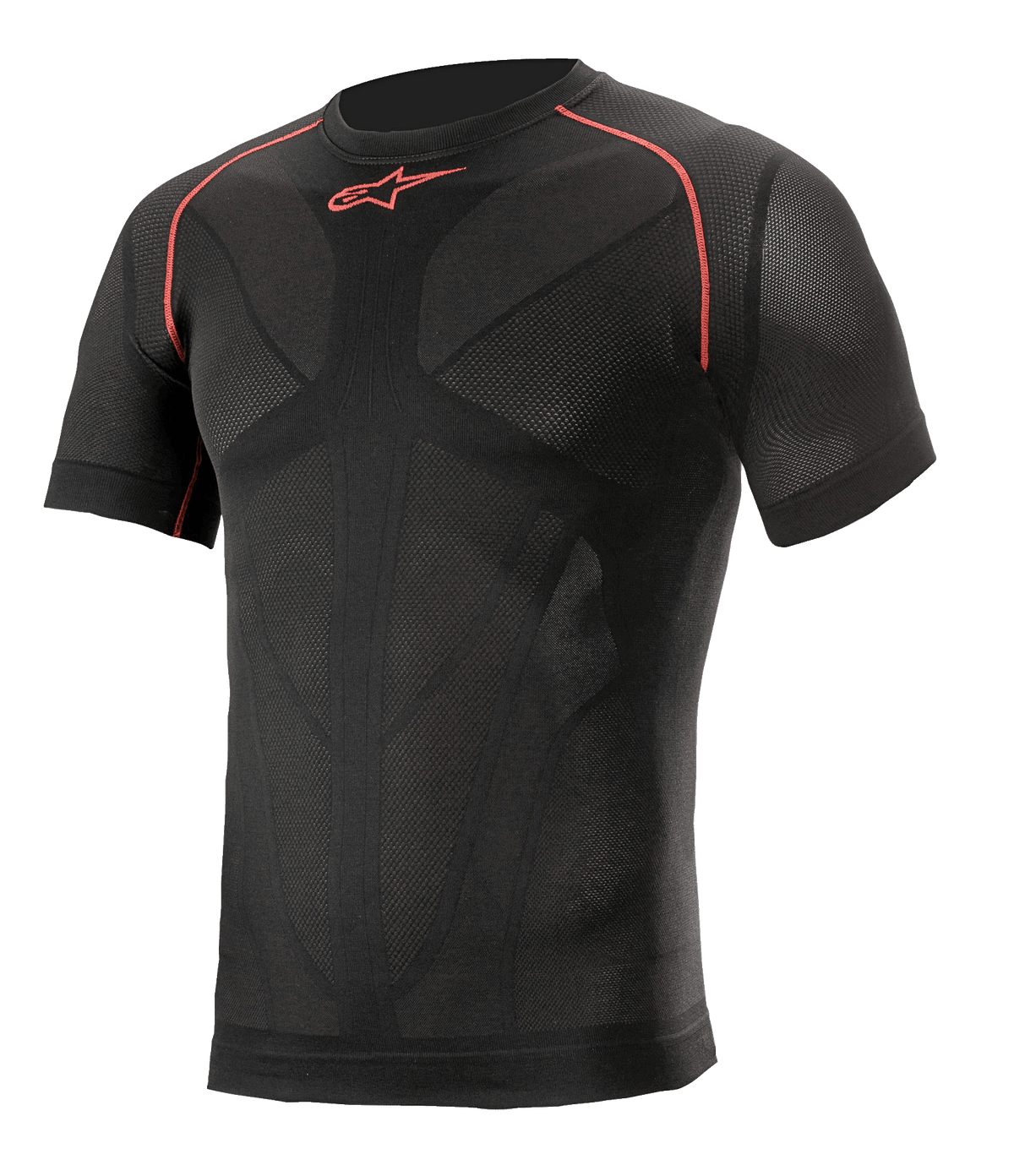 Alpinestars Ride Tech v2 T-shirt Rood, vooraanzicht