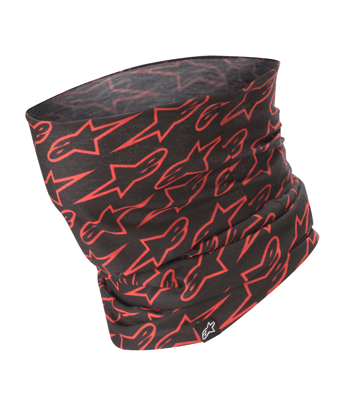 Alpinestars Neck Warmer Contours Accessoire Zwart en rood, vooraanzicht