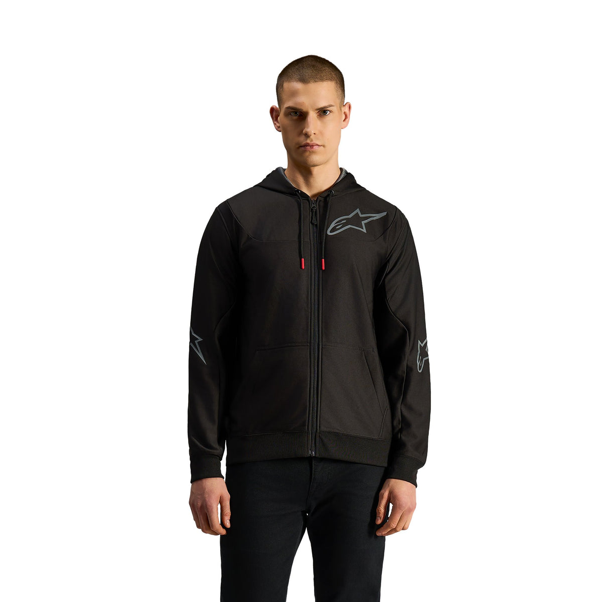 Alpinestars Session v3 Hoodie Zwart, productfoto 1