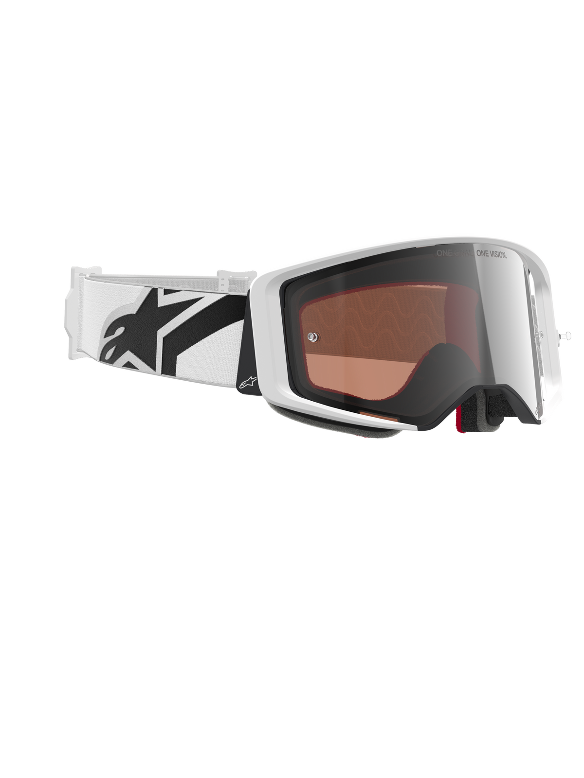Alpinestars Supertech Corp Crossbril Wit, productfoto 3