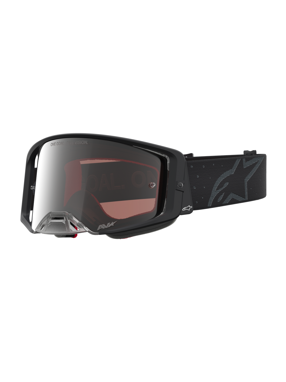 Alpinestars Supertech Cloak Crossbril Zwart, productfoto 1