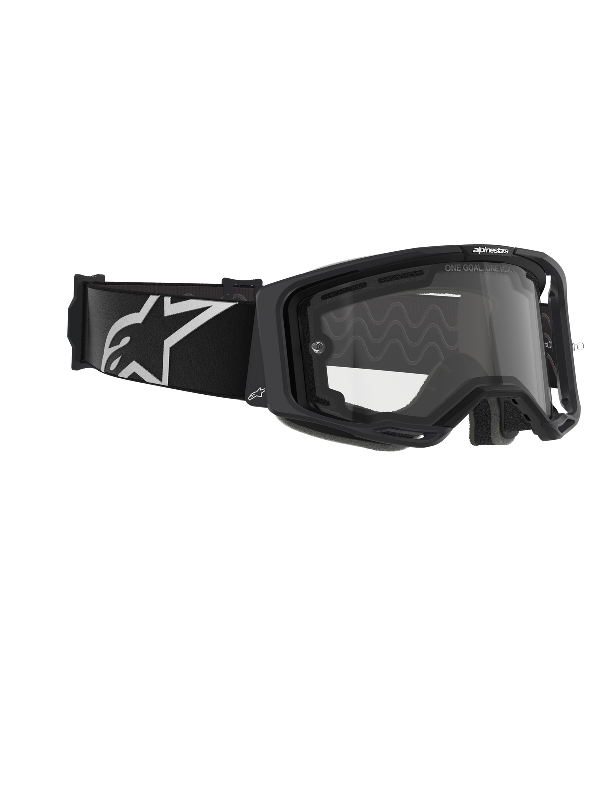 Alpinestars Vision 8 Corp Dual Pane Crossbril Zwart, productfoto 3