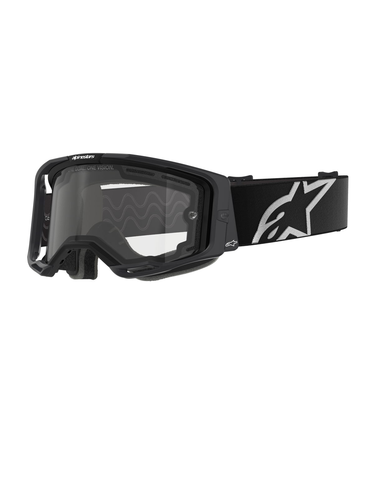Alpinestars Vision 8 Corp Dual Pane Crossbril Zwart, productfoto 1