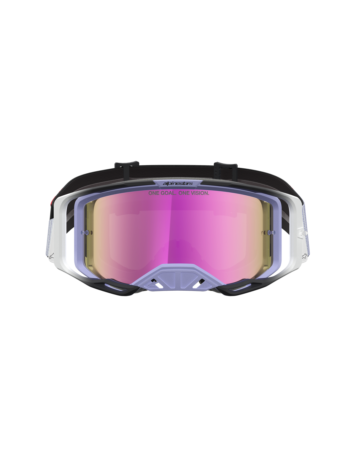 Alpinestars Vision 8 Maven Crossbril Paars, zwart en roze, productfoto 2