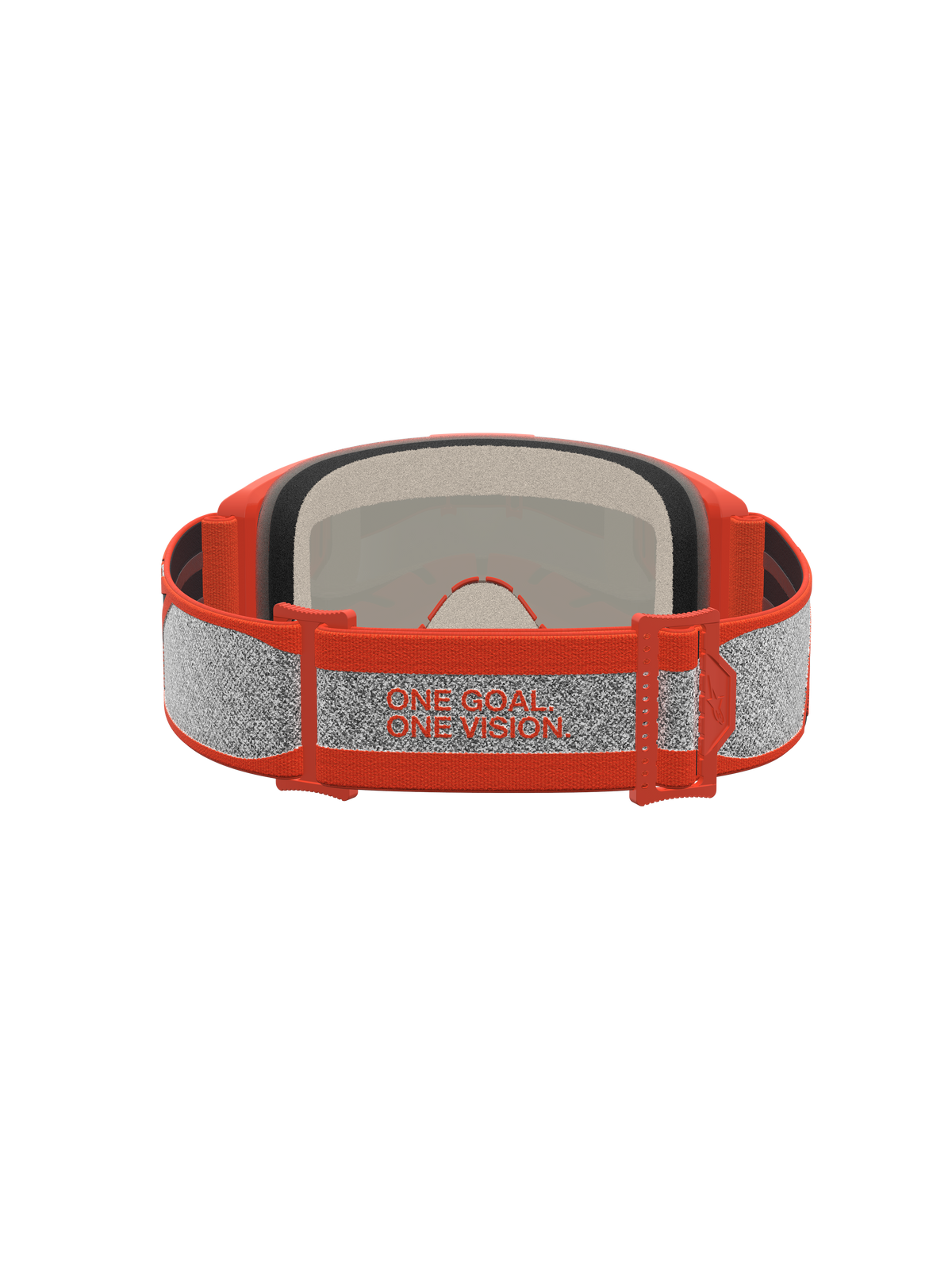 Alpinestars Vision 5 Rora Crossbril Zilver, oranje en rood, productfoto 4
