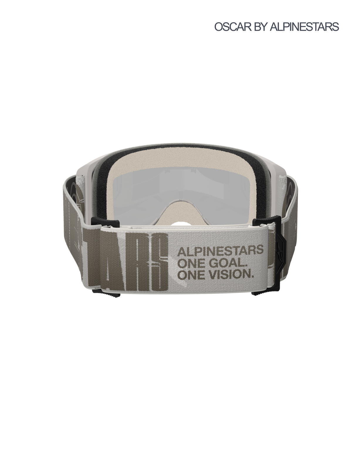 Alpinestars Vision 5 Hollow Wind Crossbril Goud, productfoto 2