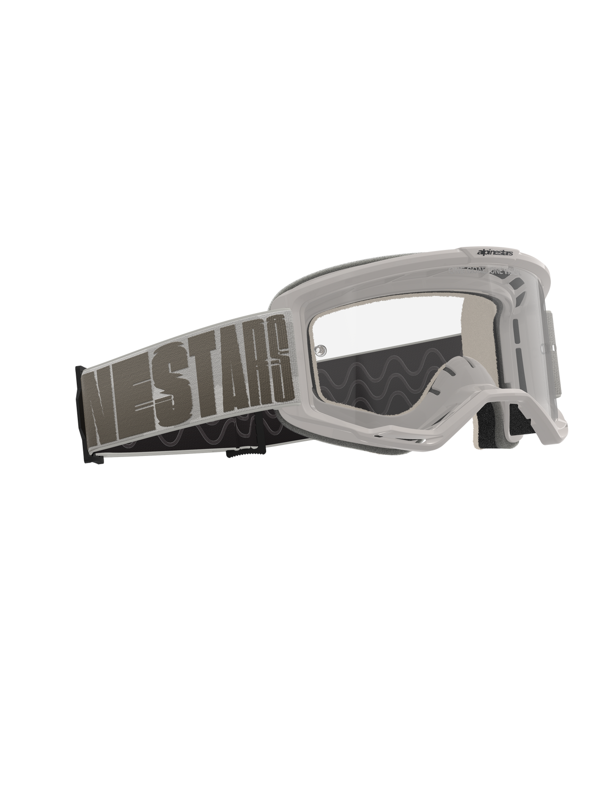 Alpinestars Vision 5 Hollow Wind Crossbril Transparant, productfoto 3