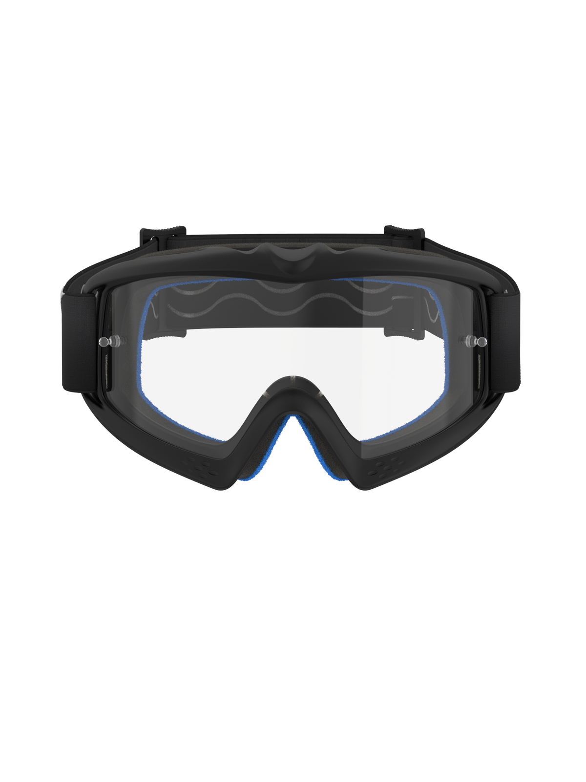 Alpinestars Vision Youth Corp Crossbril Junior Zwart en transparant, productfoto 2