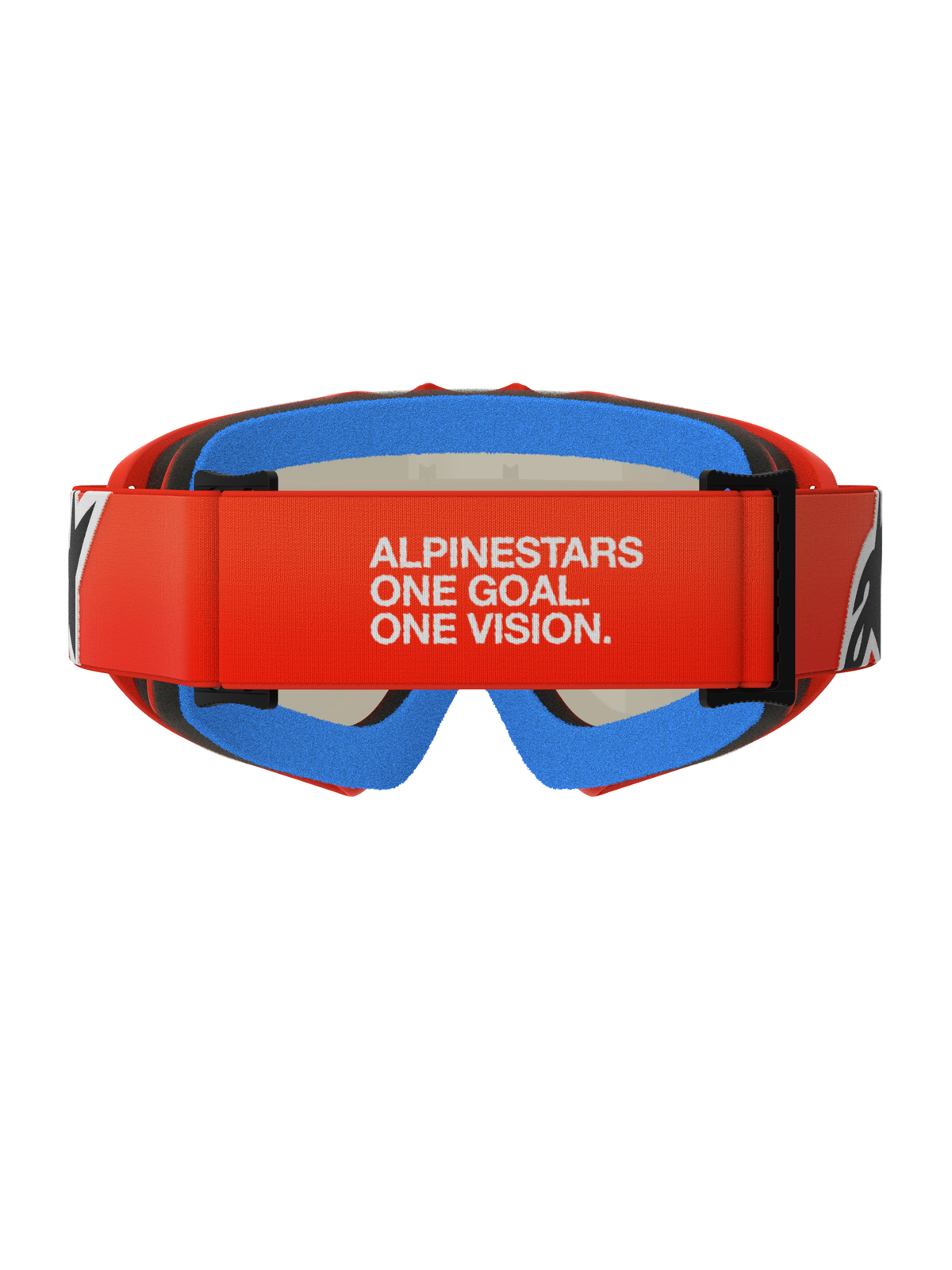 Alpinestars Vision Youth Corp Crossbril Junior Oranje met rode spiegellens, productfoto 4