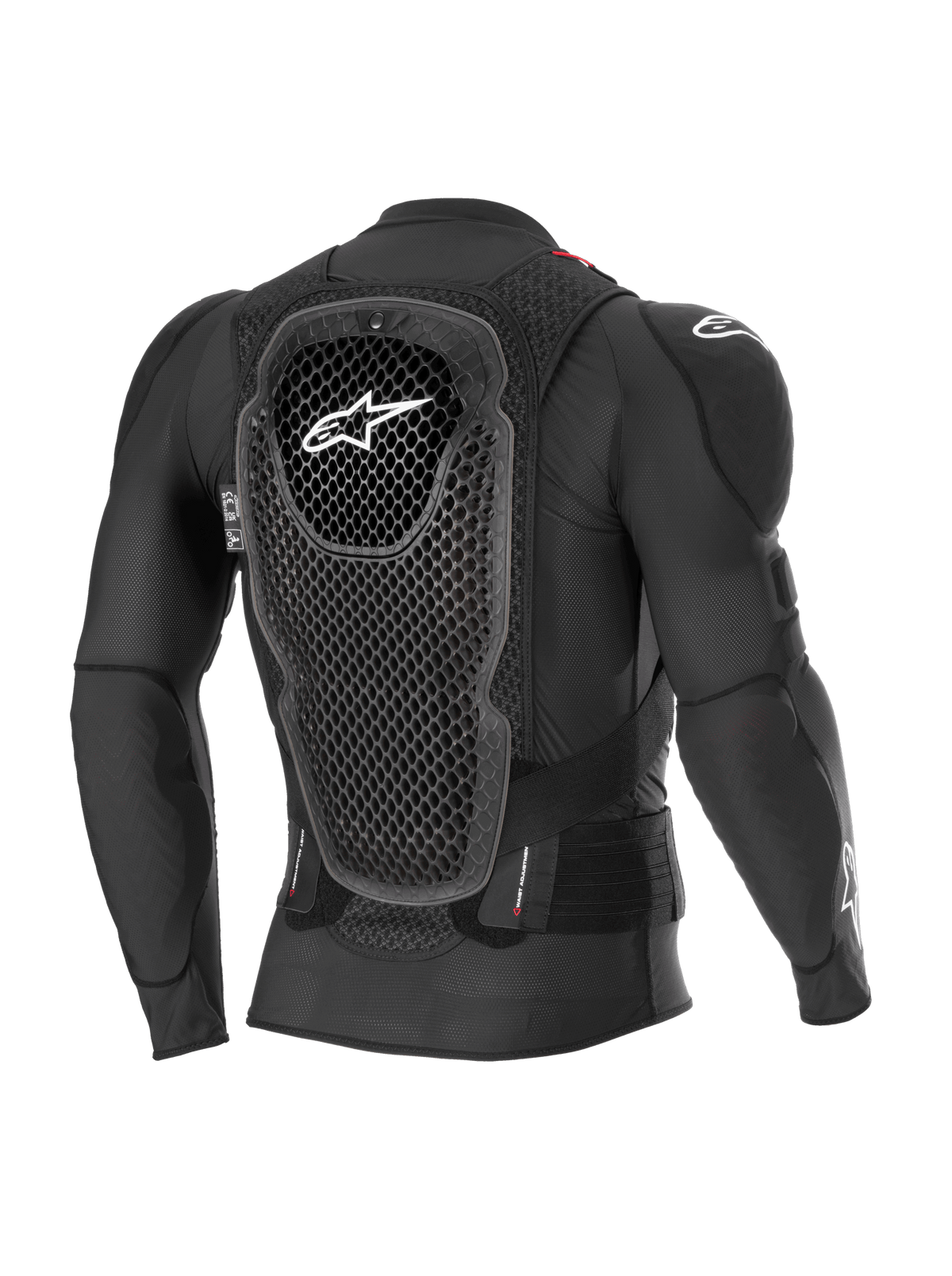 Alpinestars Bionic Pro V3 Plasma Bodyprotector Zwart, achteraanzicht