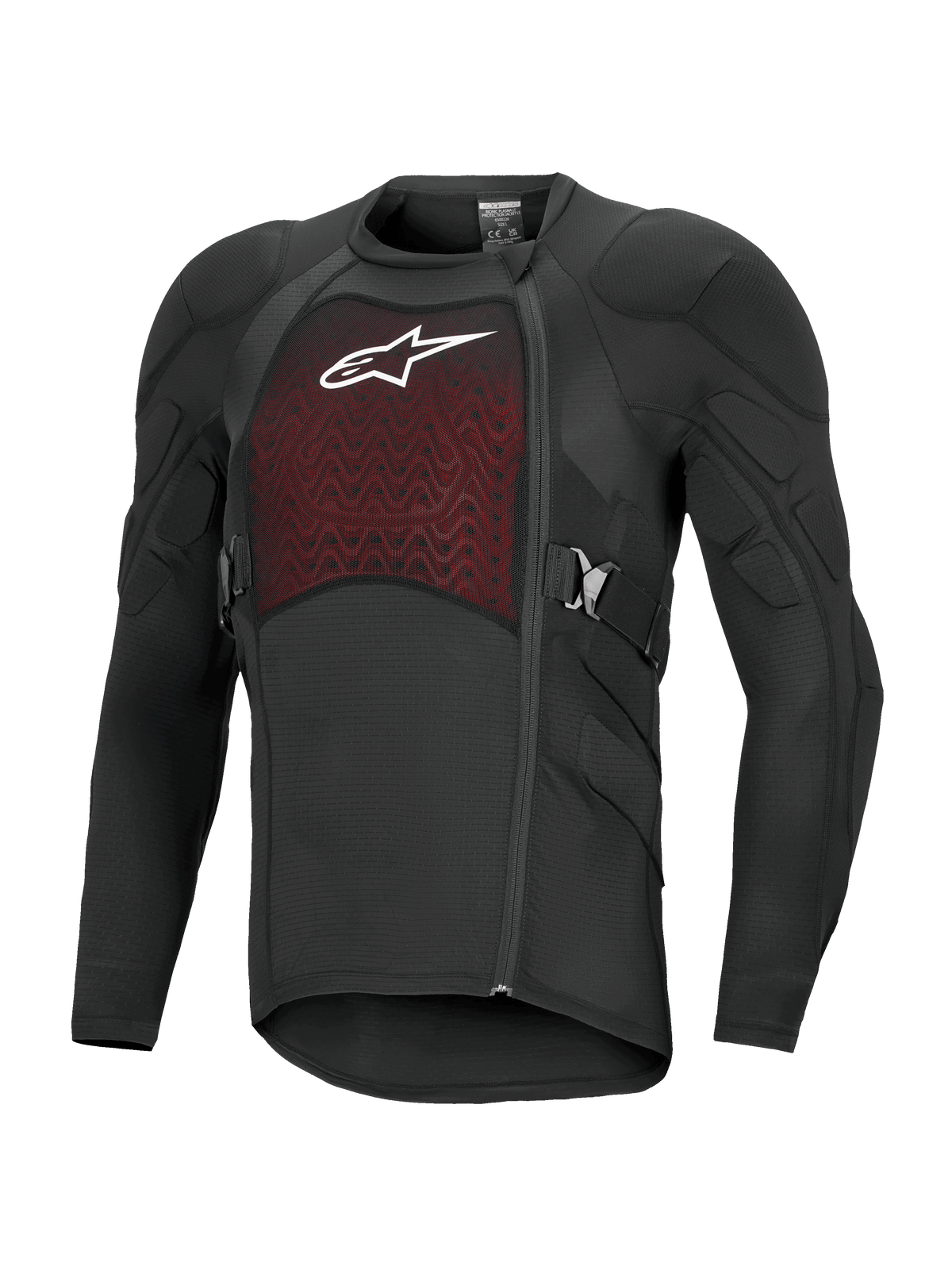 Alpinestars Bionic Plasma LT Bodyprotector met lange mouw Zwart, vooraanzicht