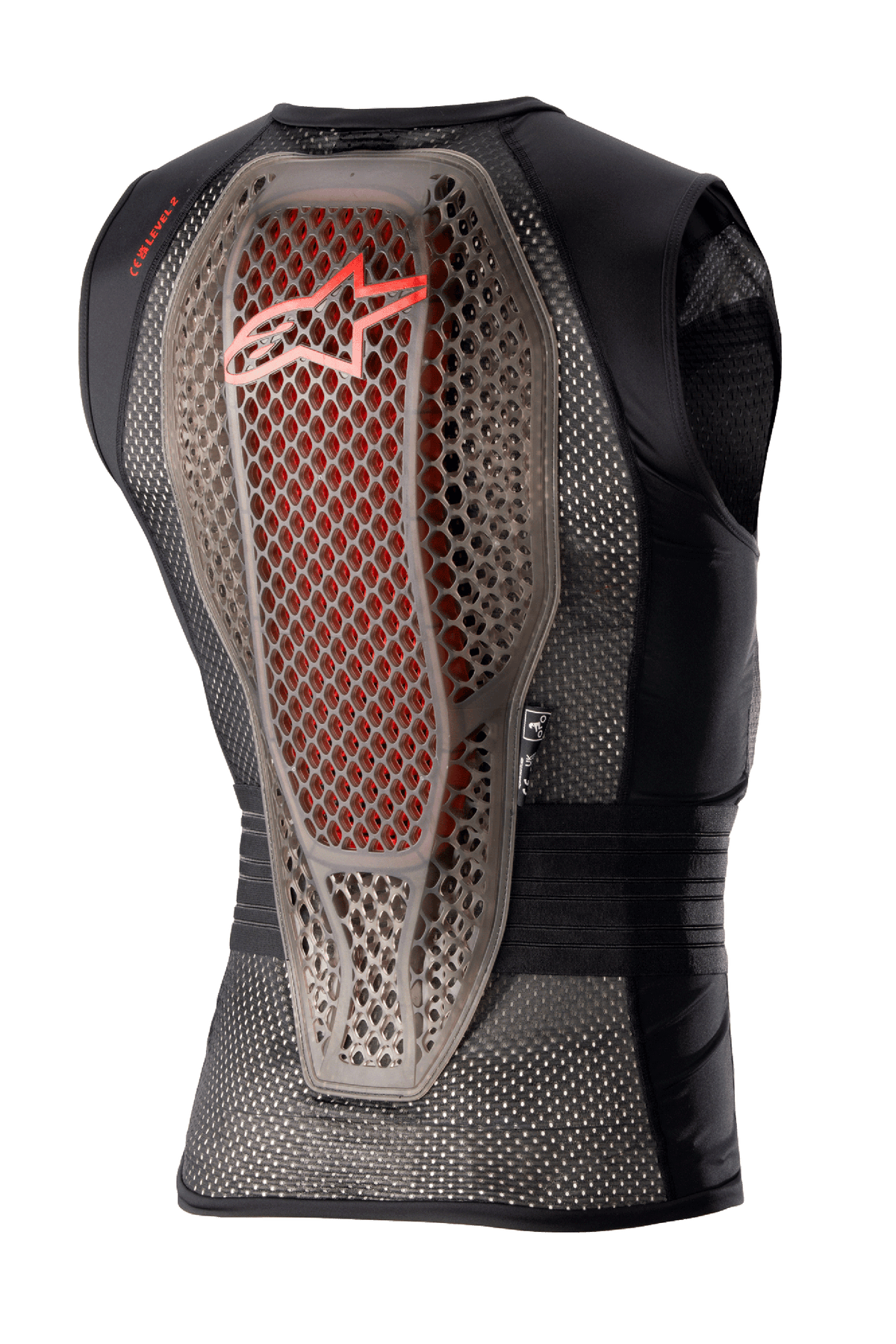 Alpinestars Nucleon Flex Pro Vest Bodyprotector Zwart, achteraanzicht