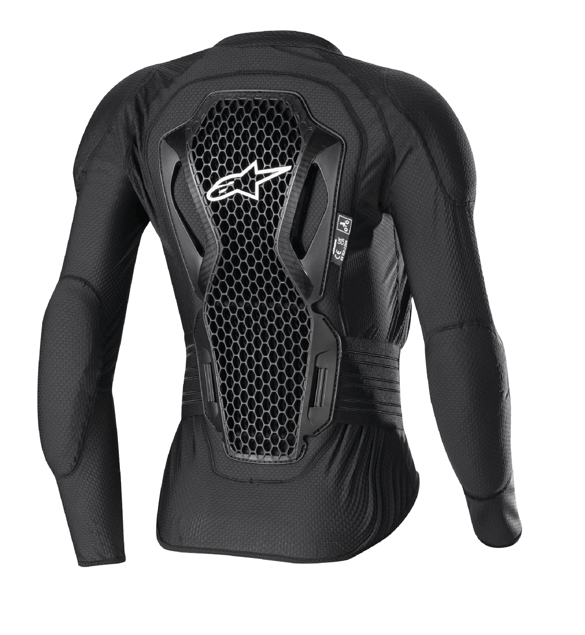 Alpinestars Bionic Action v2 Bodyprotector Dames Zwart, achteraanzicht