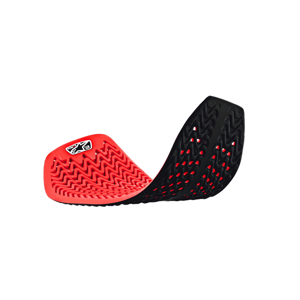 Alpinestars Plasma Insert Full Back Rugprotector Zwart en rood, achteraanzicht 3