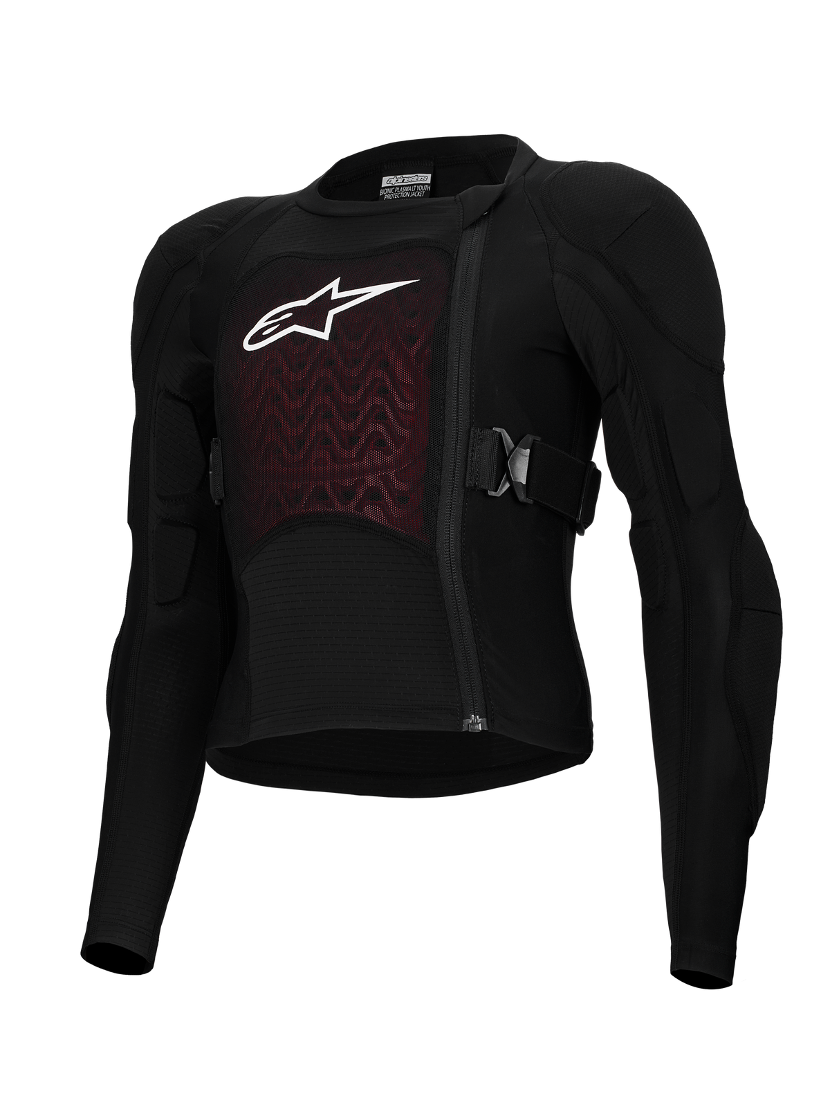 Alpinestars Bionic Plasma Youth LT Bodyprotector Junior Zwart, vooraanzicht