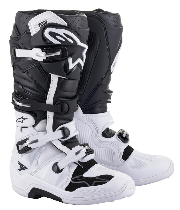 Crosslaarzen Tech 7 Black/White